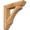 Ekena Millwork Imperial Slat Rough Sawn Bracket w/ Offset Brace, Western Red Cedar, 8"W x 36"D x 36"H BKT0806X36X36IMP06RWR - alternate 1